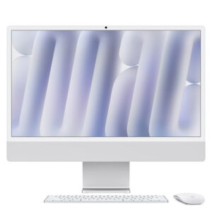 Apple iMac 24''Retina Display 4,5K, Chip M4 con CPU 8‑core, GPU 8‑core, 16GB, 256GB SSD, Argento