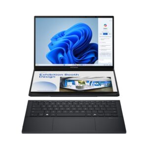 Asus Gaming-Notebook "ZenBook DUO 14" U9-285H 16 1TB UX8406CA-QL263W", grau, 16 GB RAM 1.000 GB SSD, Core Ultra 9, Windows11Home, Notebooks, Gaming-Notebook