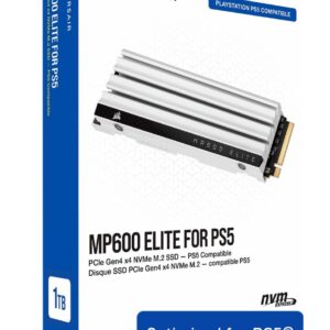 Corsair MP600ECS Elite SSD 1 TB Heatsink PS5 Lisämuisti