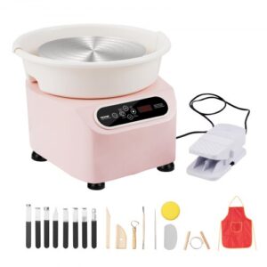 VEVOR Pottery Wheel, 11 inch Pottery Forming Machine, 350W Electric Wheel for Pottery with Foot Pedal and LCD Touch Screen, Direct Drive Ceramic Wheel