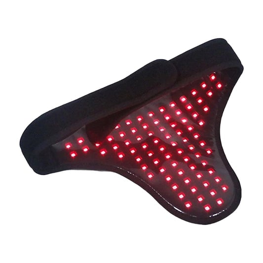 Triangular red light therapy device with concentrated LED array for targeted healing