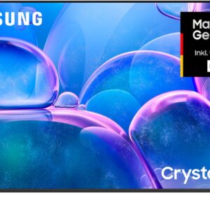 Samsung LED-Fernseher "GU43U7099FU LED-Fernseher", Energieeffizienz: G, schwarz, 43, Fernseher, Crystal UHD, Q-Symphony, Dolby Surround Sound, Triple Tuner, Smart-Hub, LED-Fernseher