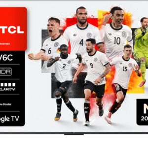 TCL LED-Fernseher "75V6CXB", Energieeffizienz: E, schwarz, 75, Fernseher, 4K HDR, Multi-HDR, Dolby Vision, Game Master, Smart TV, Apple TV, LED-Fernseher