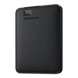 Western Digital Elements Portable, 5 TB, 2.5", 3.2 Gen 1 (3.1 Gen 1), Musta