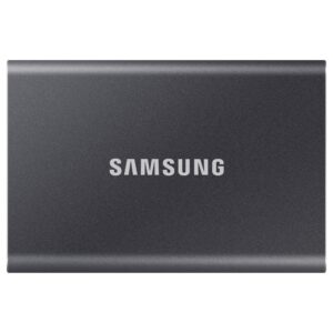 Samsung T7 Bärbar SSD, 2TB, USB-C (3.2 gen 2) - Svart
