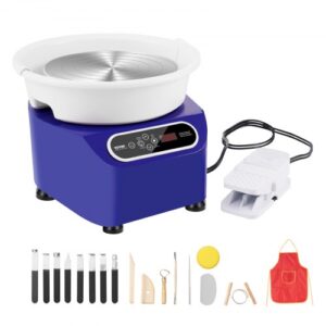 VEVOR Pottery Wheel, 11 inch Pottery Forming Machine, 450W Electric Wheel for Pottery with Foot Pedal and LCD Touch Screen, Direct Drive Ceramic Wheel