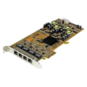 StarTech 4 Port PCIe Gigabit Network Card (Mini PCI Express), Netzwerkkarte