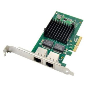 MicroConnect 2 port RJ45 network card, PCIe (RJ45), Netzwerkkarte, Mehrfarbig