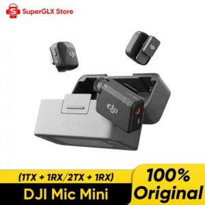 Nieuwe DJI Mic Mini (2TX+1RX+Oplaadcase) Draadloze Microfoon met Intelligente Ruisonderdrukking Hoge Kwaliteit Audio DJI Origineel Mic Mini 1TX 1RX