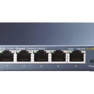 TP-Link TL-SG105 Hallitsematon Gigabit Ethernet (10/100/1000) Musta