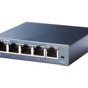TP-Link TL-SG105, Hallitsematon, L2, Gigabit Ethernet (10/100/1000), Täysin kaksipuolinen, Seinäkiinnitteinen