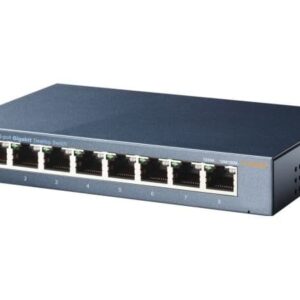 TP-Link TL-SG108, Hallitsematon, Gigabit Ethernet (10/100/1000), Täysin kaksipuolinen