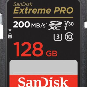 SanDisk Speicherkarte "Extreme PRO SDXC™-UHS-I-Karte", schwarz, 128 GB, Speicherkarten, Speicherkarte