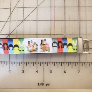 Etsy - SewSciFiandBeyond Handmade, Fandom, Bob's Burgers, Bob, Linda, Louise, Gene, Tina, Belcher, Tv Serie, The Belchers, Animated, Schlüsselanhänger, Armband, Schlüsselbund