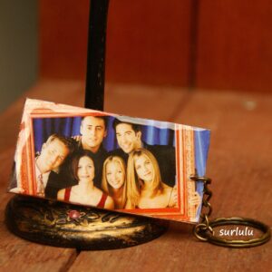Etsy - Surlulu F.r.i.d.n.d.s Der Mit Dem Schlüsselbund Freunde Tv-Show Inspiriert Reißverschluss Charme/Schlüsselanhänger, Phoebe, Ross, Rachel, Monica
