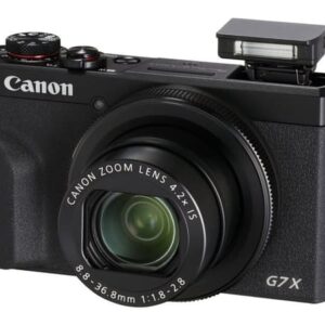 Canon PowerShot G7X Mark III, 20,1 MP, 5472 x 3648 pikseliä, CMOS, 4,2x, 4K Ultra HD, Musta