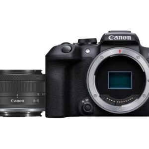 Canon EOS R10 RF-S18-45mm F4.5-6.3 IS STM, 24,2 MP, 6000 x 4000 pikseliä, CMOS, 4K Ultra HD, Kosketusnäyttö, musta