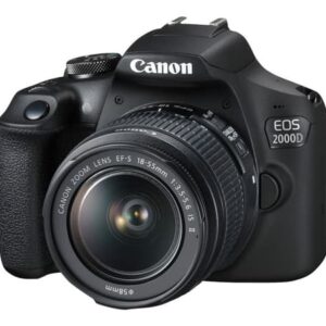 Canon EOS 2000D BK 18-55 IS II EU26, 24,1 MP, 6000 x 4000 pikseliä, CMOS, Full HD, Musta