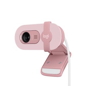 Logitech ® BRIO 100 - Verkkokamera - Full HD - 1920 x 1080 - indbygget mikrofoni - USB-C - Rose