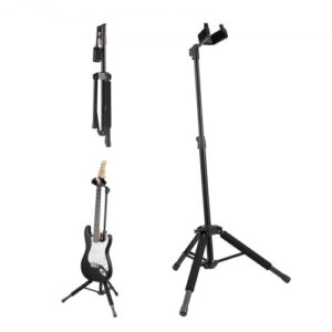 VEVORTripod Guitar Stand Floor-Standing Foldable 900-1200 mm Adjustable Height