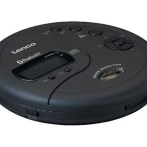 Lenco CD-300, MP3-soitin, LCD, Musta