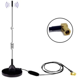 Albrecht 62336 Mag31 Magnetic DAB+ Antenna With Amplifier For Car Use