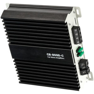 Mophorn Monoblock Car Amplifier, 800W RMS MAX, 1/2/4 Ohm Compatible, Single-Channel Class D Audio Amplifier with Subwoofer Level Remote,Low Pass