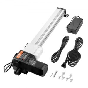 VEVOR Linear Actuator Kit, 13 Inch High Speed 0.55"/s Linear Motion Actuator 24V, 220lbs/1000N Linear Actuator for TV/Table/Sofa Lifting, IP44 Protect