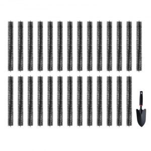 VEVOR Gutter Brush, 80 Feet Total Length 4.33 inch Diameter Gutter Cleaning Tools, Ground-Level Gutter Brush Leaf Guard for 5 Inch Gutters, Easily Cle