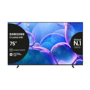 Samsung UE75U7000FUXZT, Smart TV Crystal UHD 75'', 4K, Processore 4K, HDR, Experience, OTS Lite & Adaptive Sound, Metal Stream Design