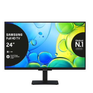 Samsung Full HD 24'' UE24F6000FUXZT, Hyper Real Processor, HDR & Pur Color, Smart Experience, OTS Lite & Adaptive Sound, Slim Look Design, Smart TV, 2025