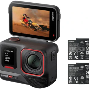 INSTA360 Action Cam "Ace Pro 2 Dual Battery Bundle", schwarz, B:7,19cm H:5,22cm T:3,8cm, Camcorder, Action Cam