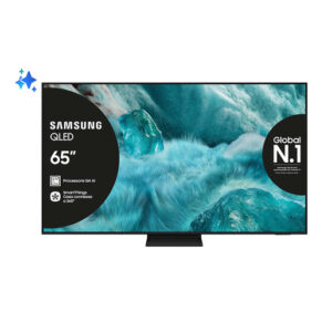 Samsung QLED AI TV 65'' QE65Q7F5AUXZT 4K, Processore Q4 AI, 4K Upscaling, Color Booster Pro, OTS Lite, Air Slim Design, Vision AI Smart TV, 2025