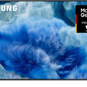 Samsung QLED-Fernseher "GQ65Q8FAAU QLED-Fernseher", Energieeffizienz: E, schwarz, 65 ″, Fernseher, Quantum HDR+, Knox Security, Art Store, 3D Sound, Gaming Hub, AI TV, QLED-Fernseher, Topseller