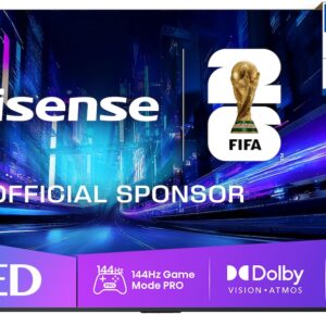 HISENSE QLED-Fernseher "100E7Q PRO", Energieeffizienz: E, transparent (schwarz), 100 ″, Fernseher, 4K UHD QLED, QLED-Fernseher
