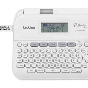 Brother PT-D410 P-Touch Desktop Label Maker - White