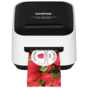 Brother - VC-500W Wireless Label Printer - White