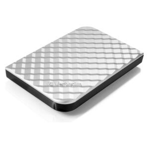 Verbatim Hard Drive Store 'n' Go (2 TB), Externe Festplatte, Silber
