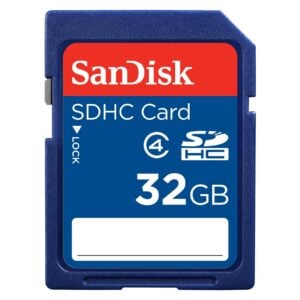 SanDisk Standard Memory Card (32 GB, SDHC, UHS-I), Speicherkarte, Blau