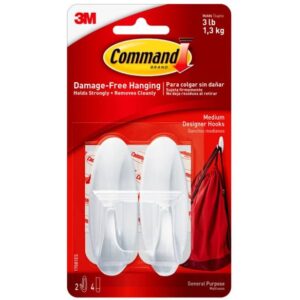 Command hook medium (2hooks/4strips)