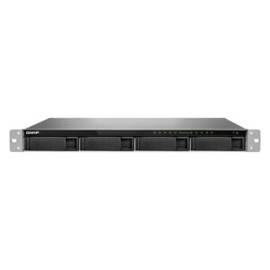 QNAP TVS-972XU-I3-4G 1U 9BAY (0 TB), NAS, Schwarz