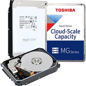 Toshiba interne HDD-Festplatte "MG09 12TB" 12 TB Anschluss SATA III silber 12 TB